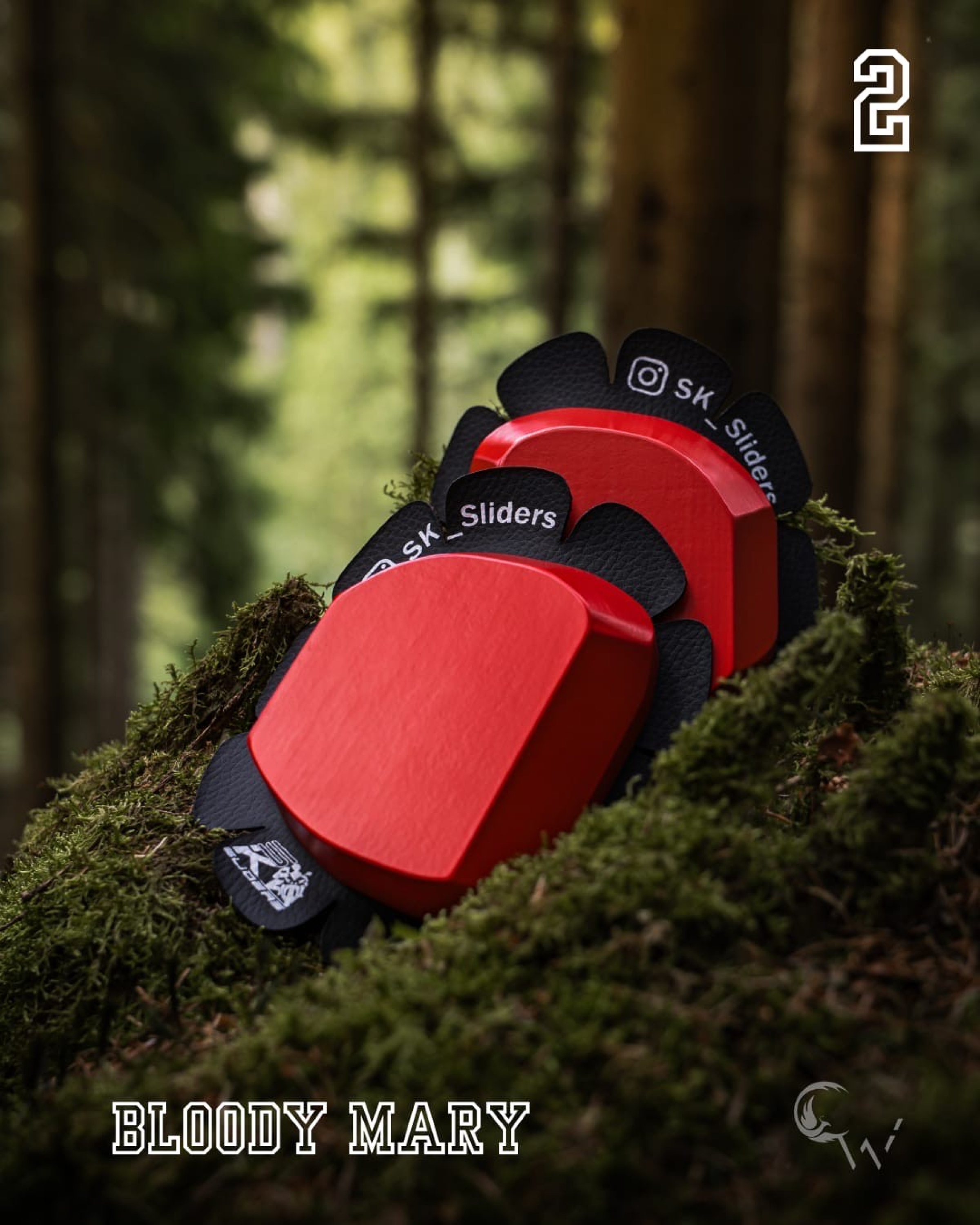 SK Sliders Knieschleifer in Bloody Mary Rot